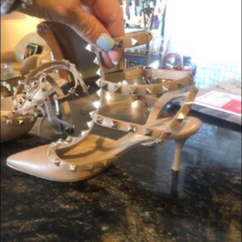 Valentino studded heel